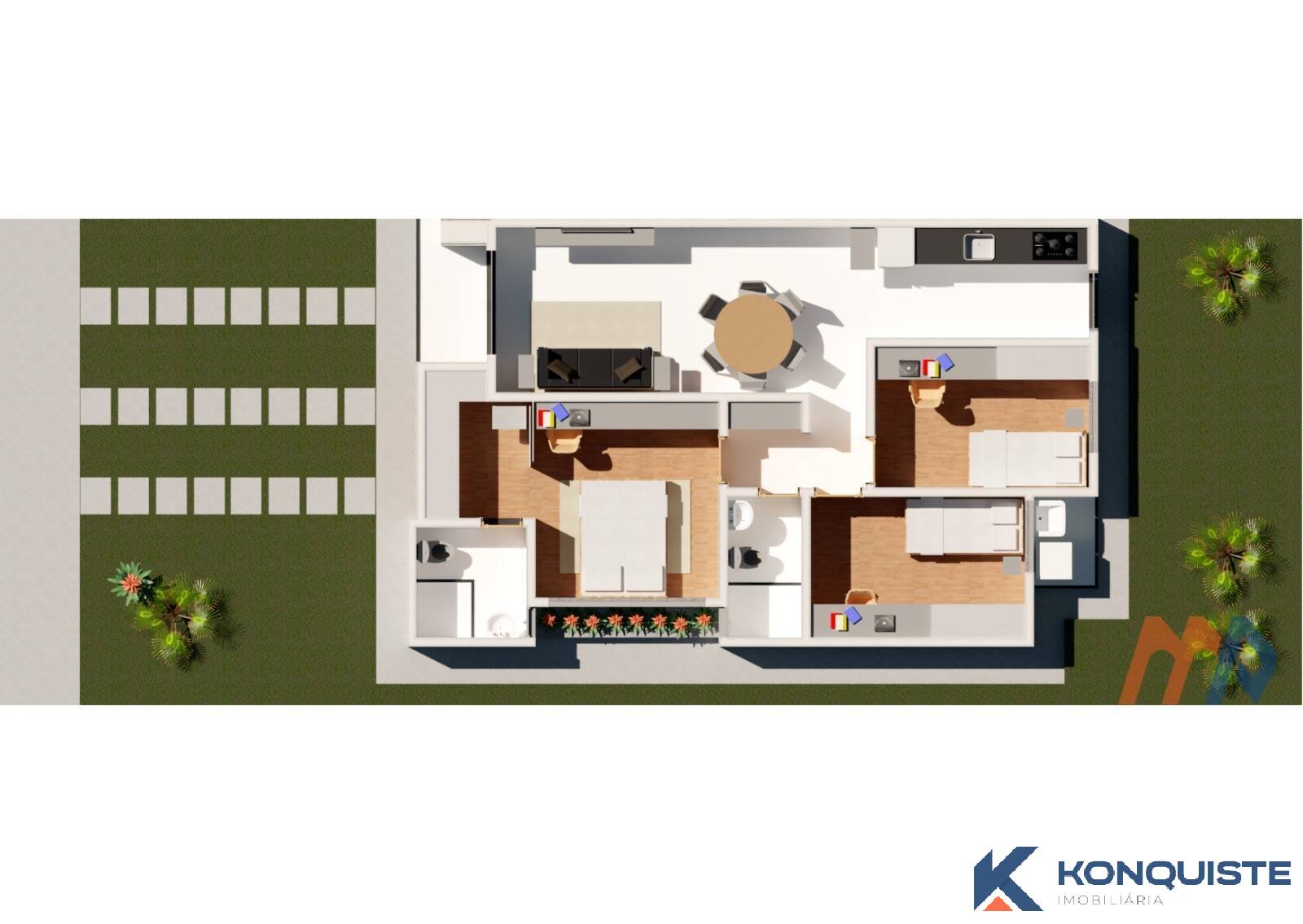 Casa de Condomínio, 2 quartos - Foto 4